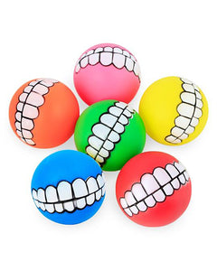 Smiley ball for dogs - dog grooming accessories
