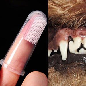 Finger Toothbrush for dogs - dog grooming accessories